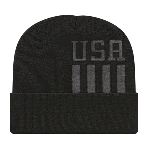 Patriotic Knit Cap with Cuff